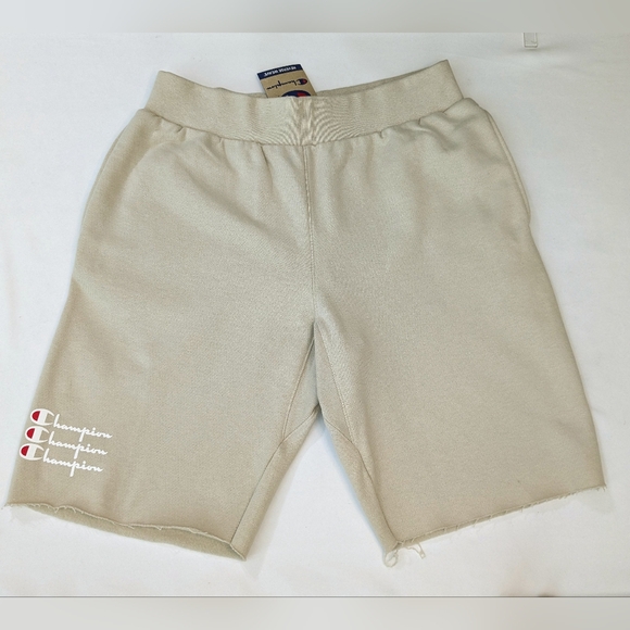 Champion Heavy Weight Reverse Weave Cut Elastic Waist Shorts Sz L - Picture 1 of 10